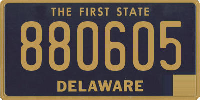 DE license plate 880605