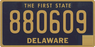 DE license plate 880609