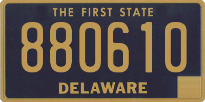 DE license plate 880610