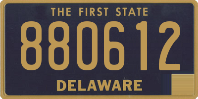 DE license plate 880612