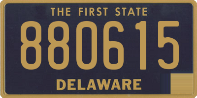 DE license plate 880615