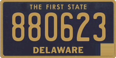 DE license plate 880623