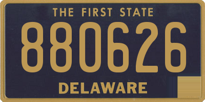 DE license plate 880626