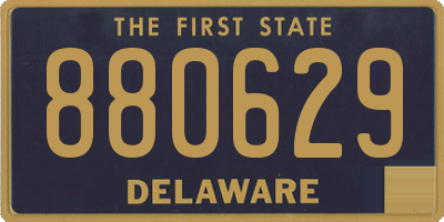 DE license plate 880629