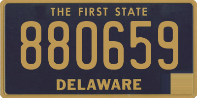 DE license plate 880659