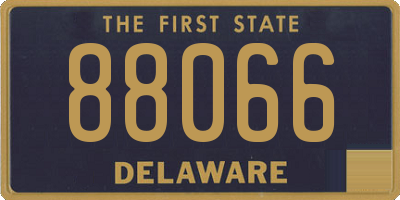 DE license plate 88066