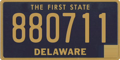 DE license plate 880711