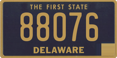 DE license plate 88076
