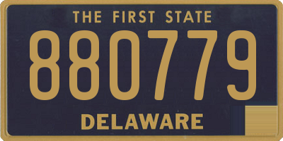DE license plate 880779