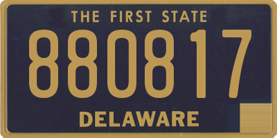 DE license plate 880817