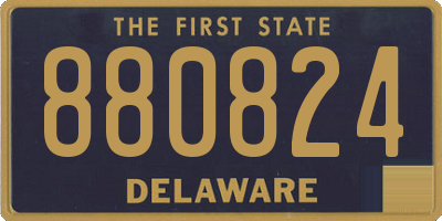 DE license plate 880824
