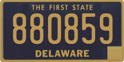 DE license plate 880859