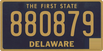 DE license plate 880879