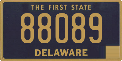 DE license plate 88089