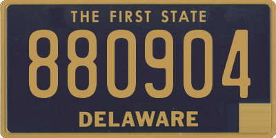 DE license plate 880904
