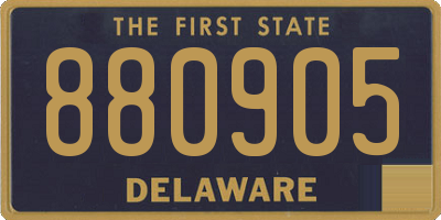 DE license plate 880905