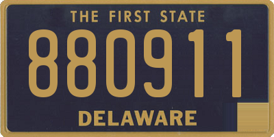 DE license plate 880911
