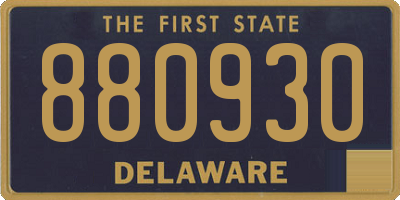 DE license plate 880930