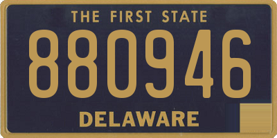 DE license plate 880946