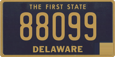 DE license plate 88099