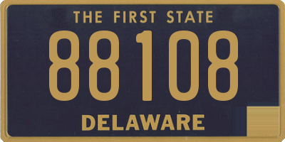 DE license plate 88108