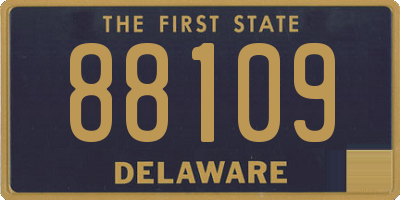 DE license plate 88109