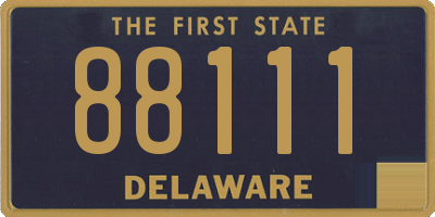 DE license plate 88111