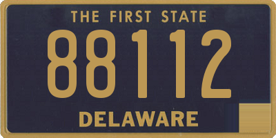DE license plate 88112