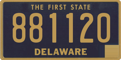 DE license plate 881120
