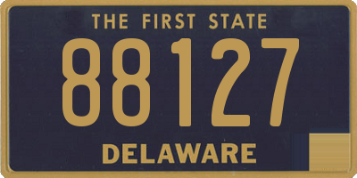 DE license plate 88127