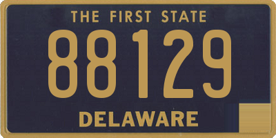 DE license plate 88129