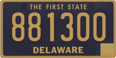 DE license plate 881300