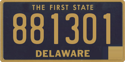 DE license plate 881301