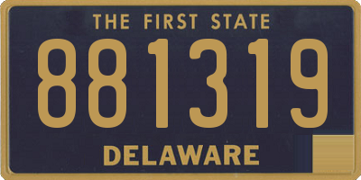 DE license plate 881319