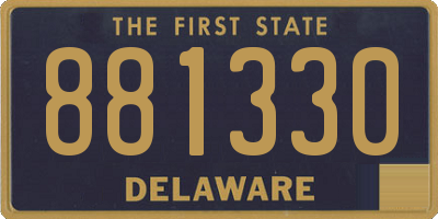 DE license plate 881330