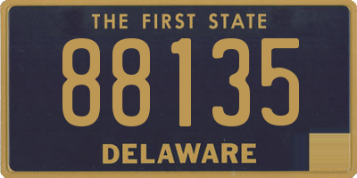 DE license plate 88135