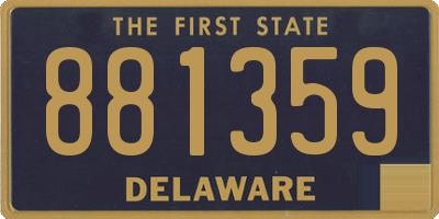 DE license plate 881359