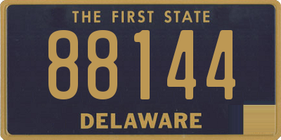 DE license plate 88144