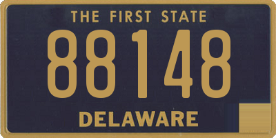 DE license plate 88148