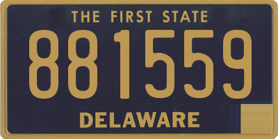 DE license plate 881559