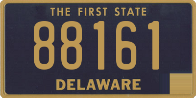 DE license plate 88161