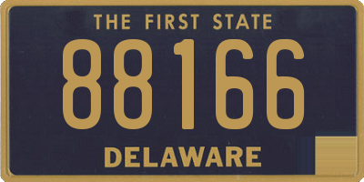 DE license plate 88166