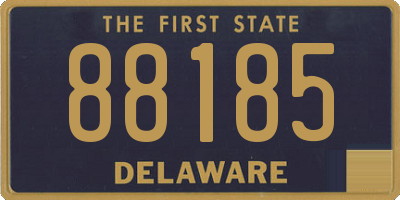 DE license plate 88185