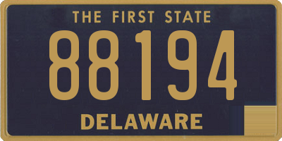 DE license plate 88194