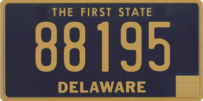 DE license plate 88195