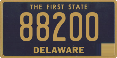 DE license plate 88200