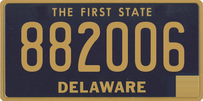 DE license plate 882006