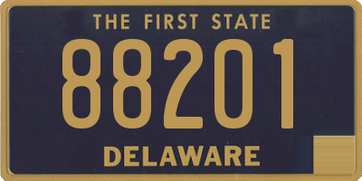 DE license plate 88201