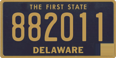 DE license plate 882011