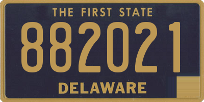 DE license plate 882021
